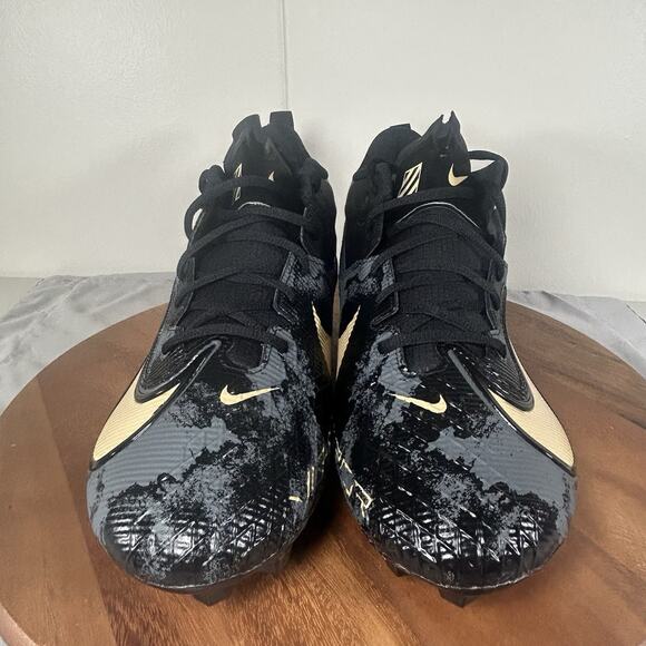 Nike Vapor Edge Elite 360 2 SMU P Army Football Black Tan FJ5746-005 Men’s 14 - Picture 2 of 8